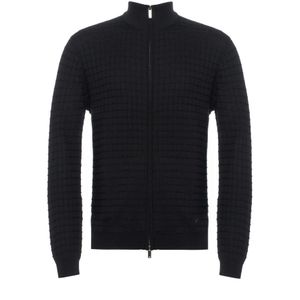 Emporio Armani, Heren, Truien, Zwart, Maat: XL Wol,
