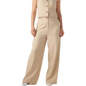 Modström, Dames, Broeken, Beige, Maat: S