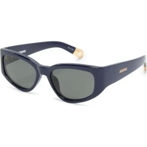 Jacquemus, Dames, Accessoires, Blauw, Maat: 55 MM