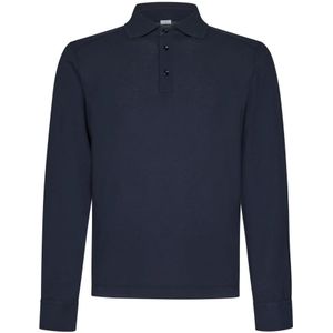 Malo, Heren, Tops, Blauw, Maat: 3XL Katoen,