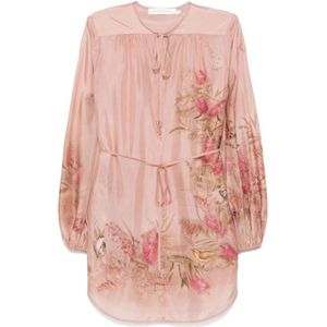 Zimmermann, Dames, Blouses & Shirts, Roze, Maat: M