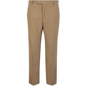PT Torino, Heren, Broeken, Bruin, Maat: XL Katoen,