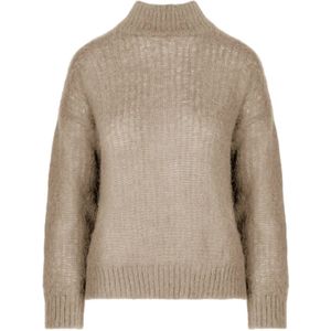 BomBoogie, Dames, Truien, Bruin, Maat: S Mohair,