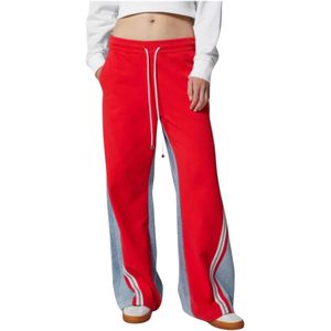 John Richmond, Dames, Broeken, Rood, Maat: XS Fleece,