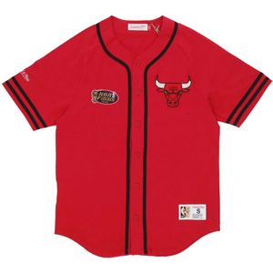 Mitchell & Ness, Heren, Sport, Rood, Maat: S Katoen,