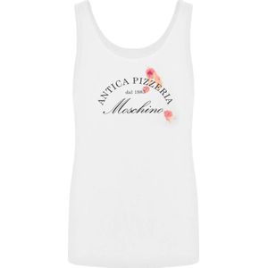 Moschino, Heren, Tops, Wit, Maat: XL