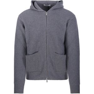 Lardini, Heren, Truien, Grijs, Maat: M Wol,