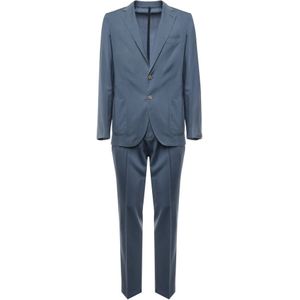 Santaniello, Heren, Pakken, Blauw, Maat: M