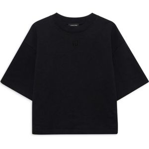 Anine Bing, Dames, Tops, Zwart, Maat: M Katoen,