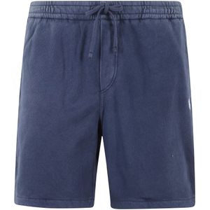 Polo Ralph Lauren, Heren, Korte broeken, Blauw, Maat: S Katoen,