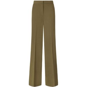 Pinko, Dames, Broeken, Groen, Maat: M Leer,