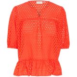Kaffe - Grenadine Blouse - Oranje - Dames