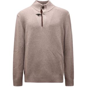 Fay, Heren, Truien, Beige, Maat: XL Wol,