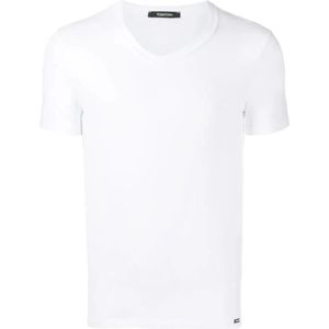 Tom Ford, Heren, Tops, Wit, Maat: S Katoen,
