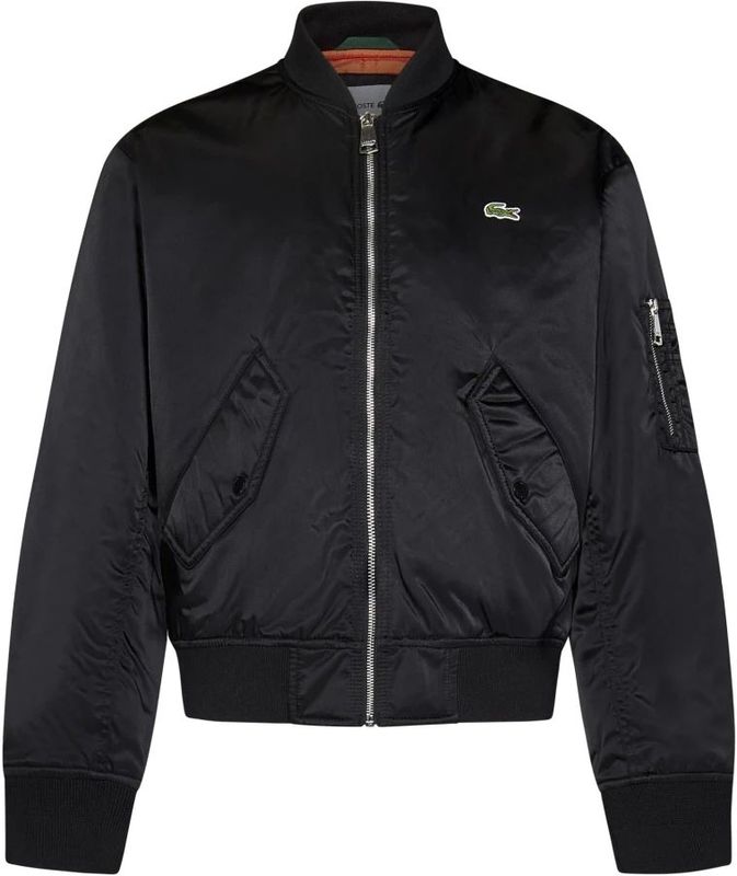 Lacoste, Heren, Jassen, Zwart, Maat: 2XL Nylon,