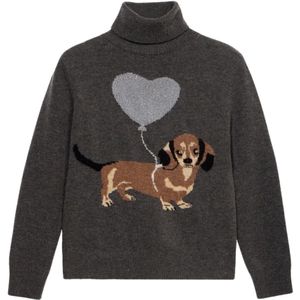 Oltre, Dames, Truien, Grijs, Maat: S Wol,