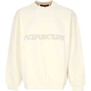 Acupuncture, Heren, Sweatshirts & Hoodies, Beige, Maat: M Katoen,