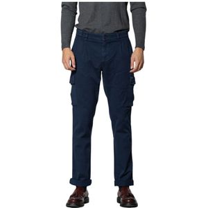 Mason's, Heren, Broeken, Blauw, Maat: XS Katoen,