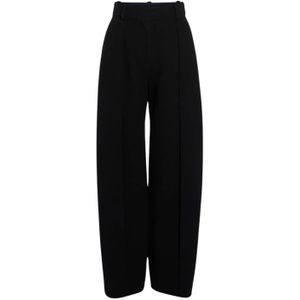 Jacquemus, Dames, Broeken, Zwart, Maat: S