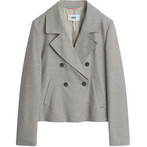 Cinque, Dames, Jassen, Grijs, Maat: M Leer,