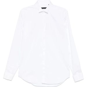 Corneliani, Heren, Overhemden, Wit, Maat: 2XL Katoen,