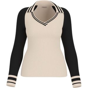 Guess, Dames, Truien, Beige, Maat: S Viscose,