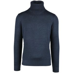 Kangra, Heren, Truien, Blauw, Maat: M Wol,