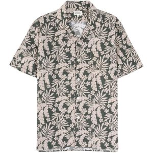 Hartford, Heren, Overhemden, Groen, Maat: XL Katoen,