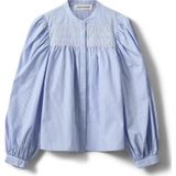 Sofie Schnoor - Delilahsw - Blouse - Gestreept Blauw - 100% Katoen