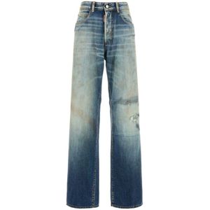 Dsquared2, Dames, Jeans, Blauw, Maat: S Katoen,