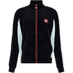 Casablanca, Heren, Sweatshirts & Hoodies, Zwart, Maat: M