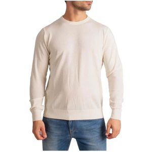 MC2 Saint Barth, Heren, Truien, Wit, Maat: L Wol,