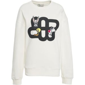 Munthe, Dames, Sweatshirts & Hoodies, Wit, Maat: M Katoen,