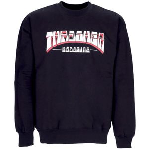 Thrasher, Heren, Sweatshirts & Hoodies, Zwart, Maat: L Katoen,