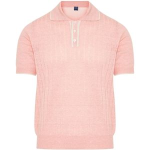 Fedeli, Heren, Tops, Roze, Maat: 2XL Katoen,