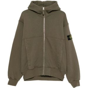 Stone Island, Heren, Sweatshirts & Hoodies, Groen, Maat: XL