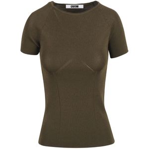 Mauro Grifoni, Dames, Tops, Groen, Maat: S Viscose,