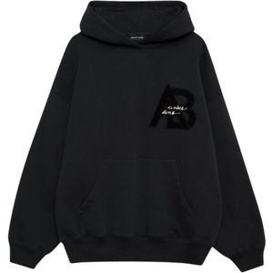 Anine Bing, Dames, Sweatshirts & Hoodies, Zwart, Maat: XS