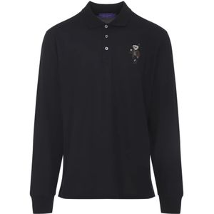 Ralph Lauren, Heren, Truien, Zwart, Maat: M Katoen,