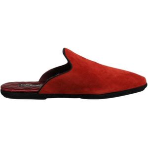 Dolce & Gabbana, Heren, Schoenen, Oranje, Maat: 39 EU Velours,