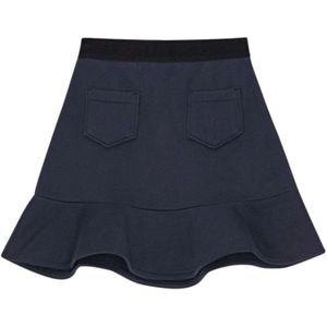 Ganni, Dames, Rokken, Blauw, Maat: S Fleece,