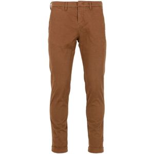 Fay, Heren, Broeken, Bruin, Maat: W33 Katoen,
