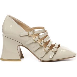 Chloé, Dames, Schoenen, Beige, Maat: 37 1/2 EU Leer,