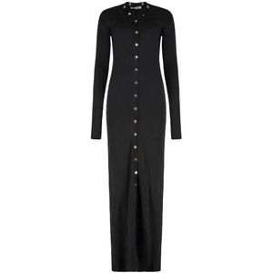 The Attico, Dames, Jurken, Zwart, Maat: XS Viscose,