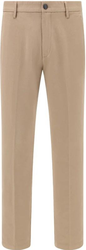 Boggi Milano - Tricotine Stretch Broek - Beige - Heren