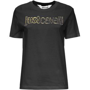 Roberto Cavalli, Dames, Tops, Zwart, Maat: M