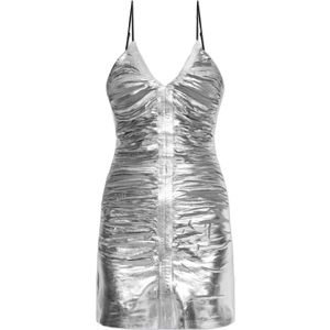 Diesel, Dames, Jurken, Grijs, Maat: 2XS