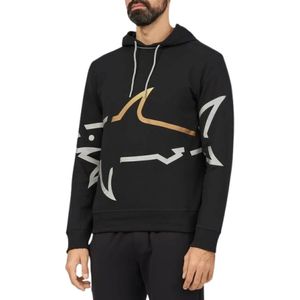Paul & Shark, Heren, Sweatshirts & Hoodies, Zwart, Maat: XL Katoen,