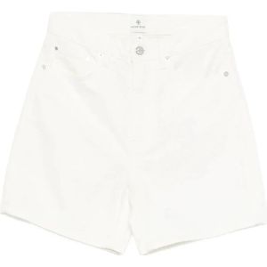 Anine Bing, Dames, Korte broeken, Wit, Maat: W26 Katoen,