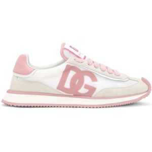 Dolce & Gabbana - DG Cushion - Schoenen - Roze - Leer